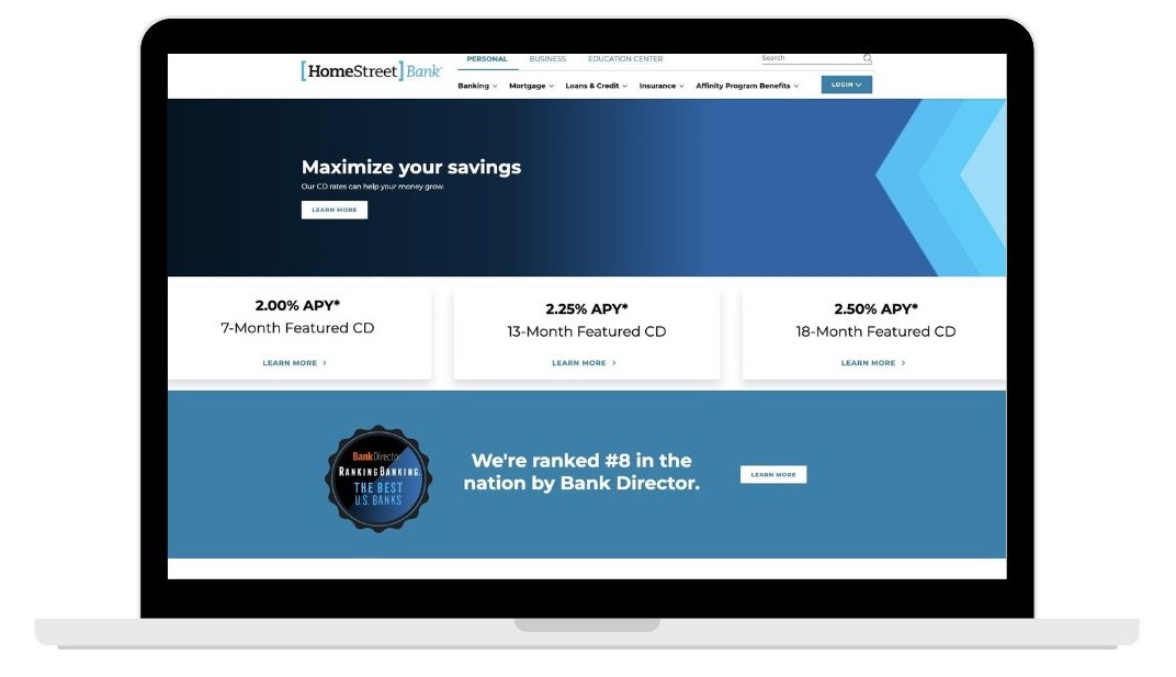 Homestreet bank website