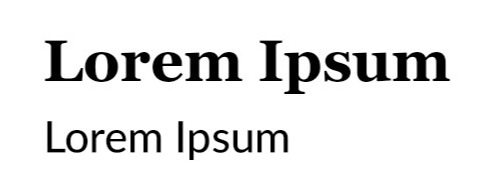 Font examples